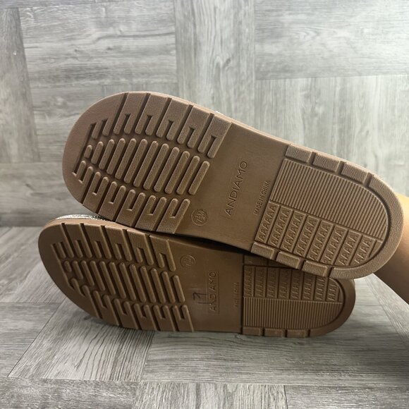 Adiamo Apmela Women's size 7 Studded Rhinestone Slide Sandals - Picture 7 of 8